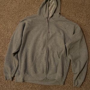 Gray Zip Up